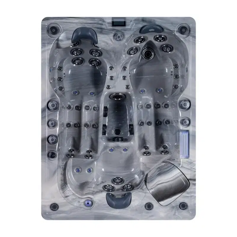 Jamaïque – Spa 3 places premium Vendom – Only Spa - Odyssey Marble - Vue du dessus