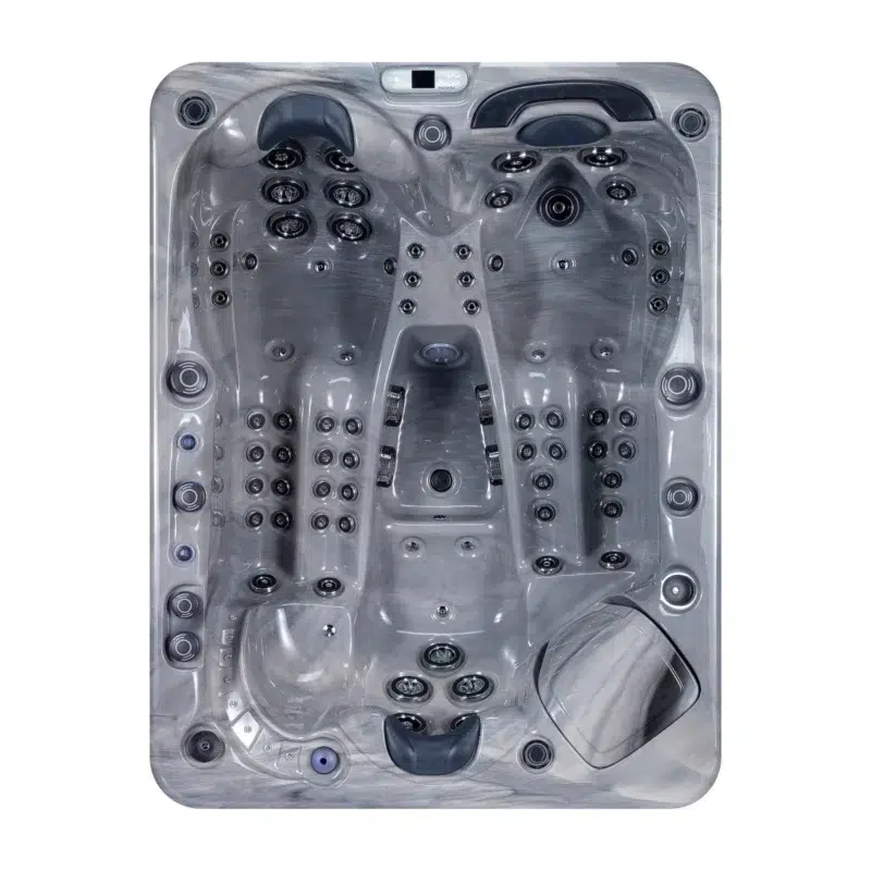 Maohi – Spa 3 places design de la collection Vendom – Only Spa - Odyssey Marble - Vue du dessus