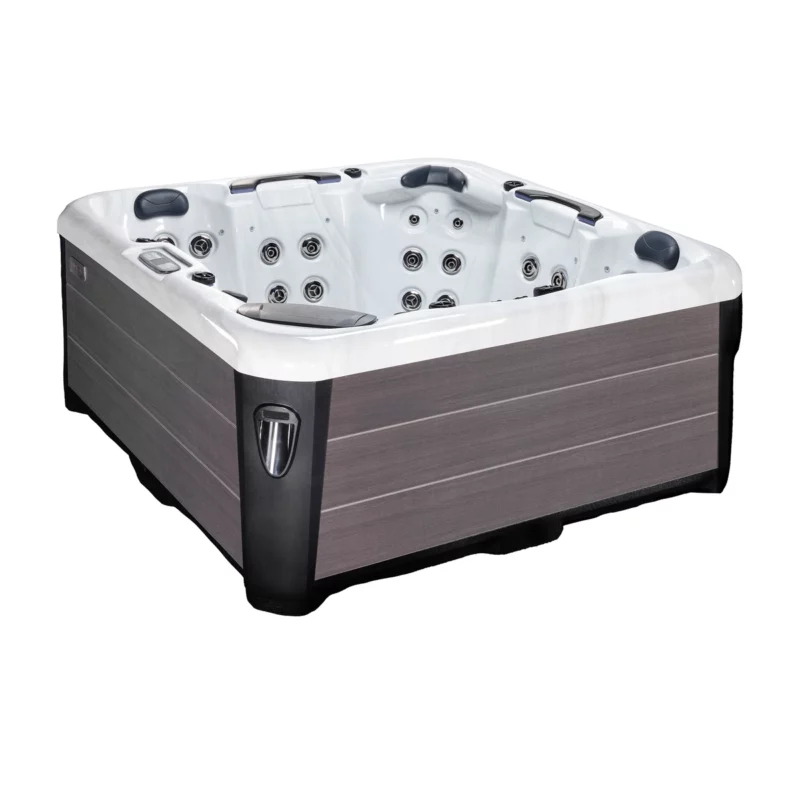 Moana – Spa 5 places performant et à un prix accessible par Vendom, disponible chez Only Spa - White Marble - Vue de face