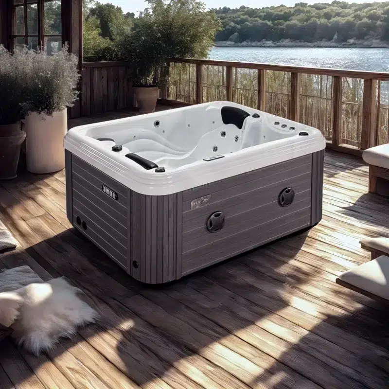 Mooréa – Spa 2 places allongées et économique par Vendom – Only Spa - White Marble - Vue de coté