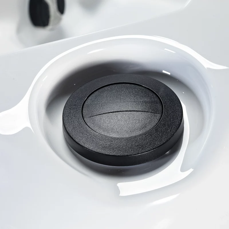 Barbade – Spa 3 places bi-zone Vendom, parfait pour la récupération après l'effort – Only Spa - White Marble - Vue détaillée d'un haut-parleur encastré