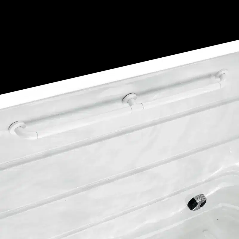 Murato – Spa de nage bizone familial – Vendom – Only Spa - White Marble - Vue détaillée de la rampe