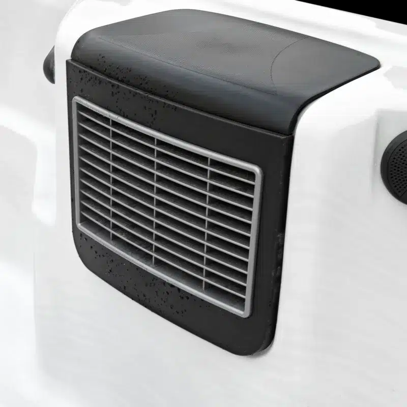 Sisco – Spa de nage monozone idéal pour l'entraînement – Vendom – Only Spa - White Marble - Vue détaillée du skimmer
