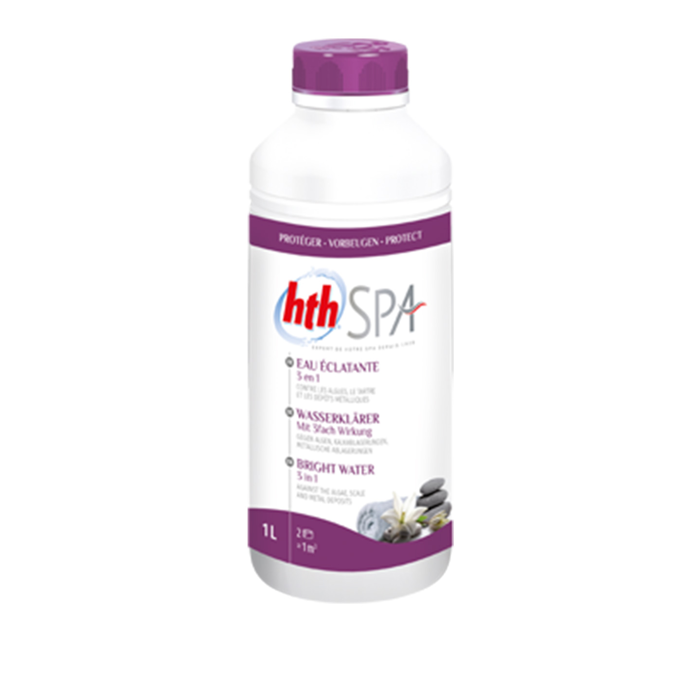 HTH Spa Eau éclatante 3 en 1 – 1 L