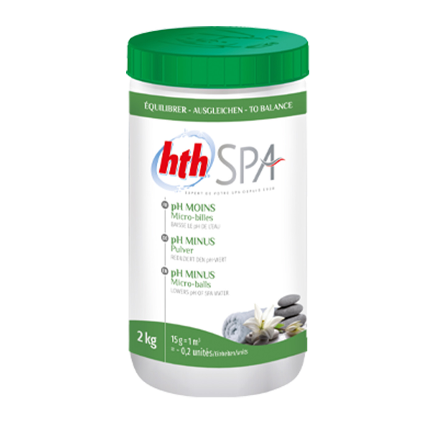 pH Moins HTH Spa – 2 kg