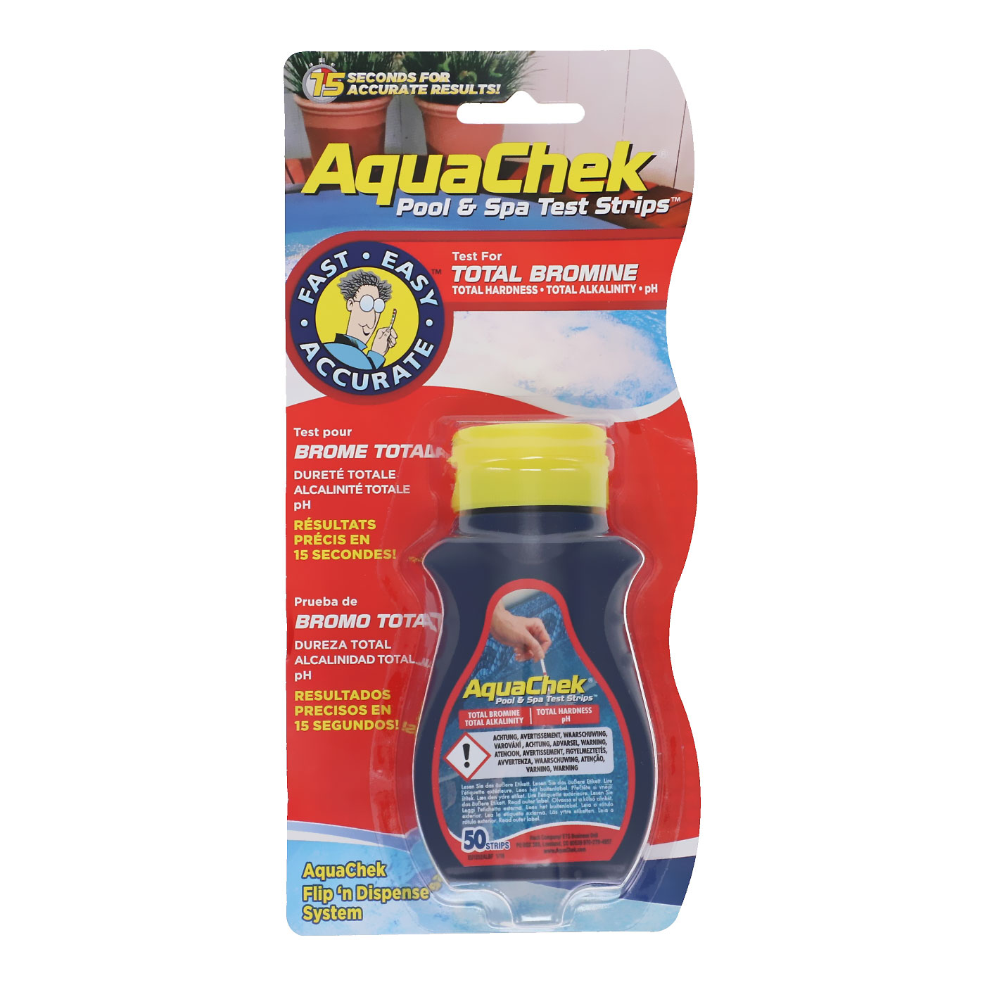 Bandelettes AquaChek Brome – 50 tests
