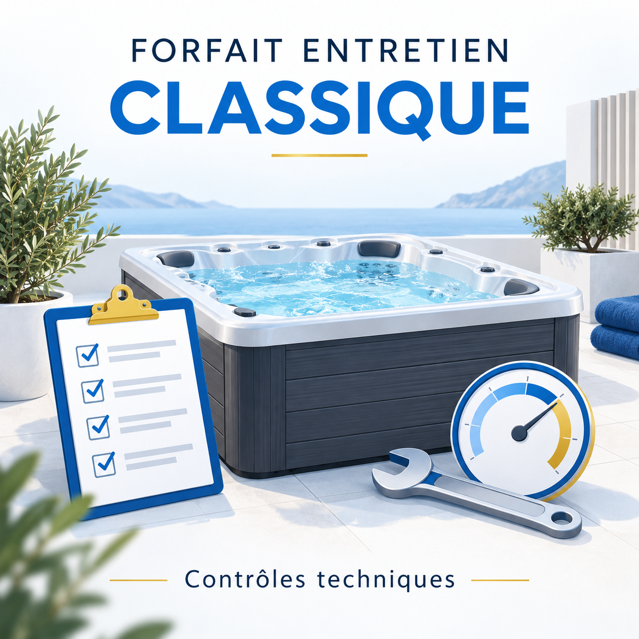 Forfait Entretien Classique Only Spa : spa et outils de contrôle technique.